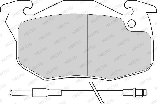 Necto FD691A - Kit pastiglie freno, Freno a disco autozon.pro