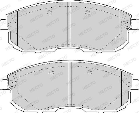 Necto FD6984A - Kit pastiglie freno, Freno a disco autozon.pro