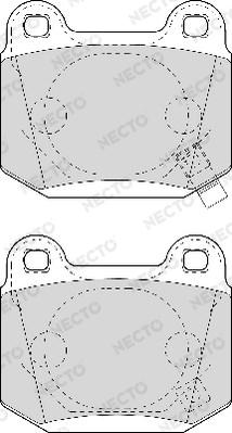 Necto FD6988A - Kit pastiglie freno, Freno a disco autozon.pro