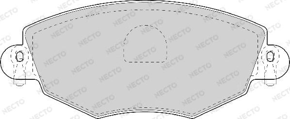 Necto FD6931A - Kit pastiglie freno, Freno a disco autozon.pro