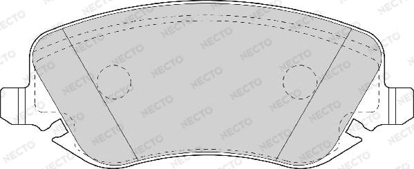 Necto FD6932A - Kit pastiglie freno, Freno a disco autozon.pro