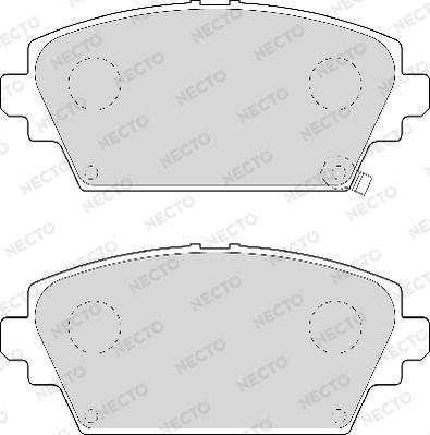 Necto FD6937A - Kit pastiglie freno, Freno a disco autozon.pro