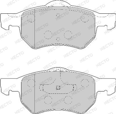 Necto FD6923A - Kit pastiglie freno, Freno a disco autozon.pro