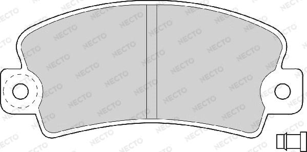 Necto FD692A - Kit pastiglie freno, Freno a disco autozon.pro