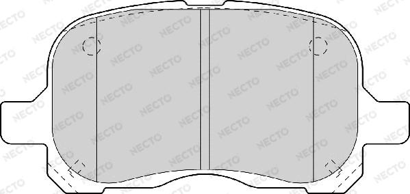 Necto FD6979A - Kit pastiglie freno, Freno a disco autozon.pro