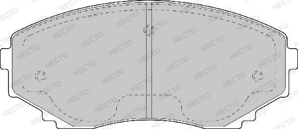 Necto FD6974A - Kit pastiglie freno, Freno a disco autozon.pro