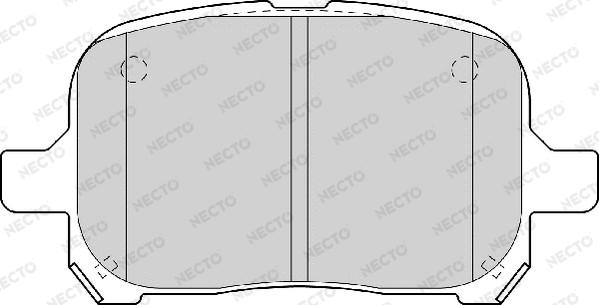 Necto FD6973A - Kit pastiglie freno, Freno a disco autozon.pro