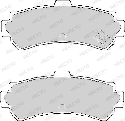 Necto FD6977A - Kit pastiglie freno, Freno a disco autozon.pro