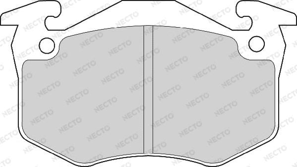 Necto FD6442A - Kit pastiglie freno, Freno a disco autozon.pro