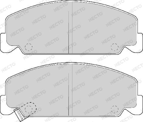 Necto FD6454A - Kit pastiglie freno, Freno a disco autozon.pro