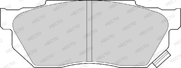 Necto FD6460A - Kit pastiglie freno, Freno a disco autozon.pro