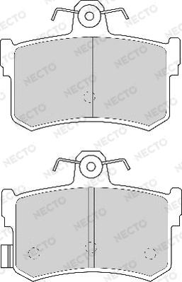 Necto FD6594A - Kit pastiglie freno, Freno a disco autozon.pro