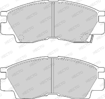 Necto FD6598A - Kit pastiglie freno, Freno a disco autozon.pro