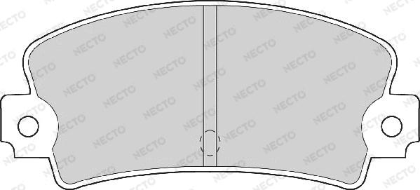 Necto FD659A - Kit pastiglie freno, Freno a disco autozon.pro