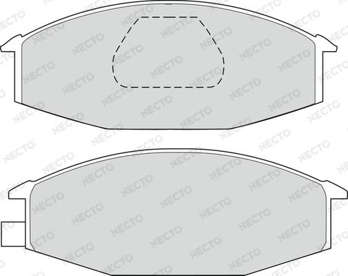 Necto FD6552A - Kit pastiglie freno, Freno a disco autozon.pro