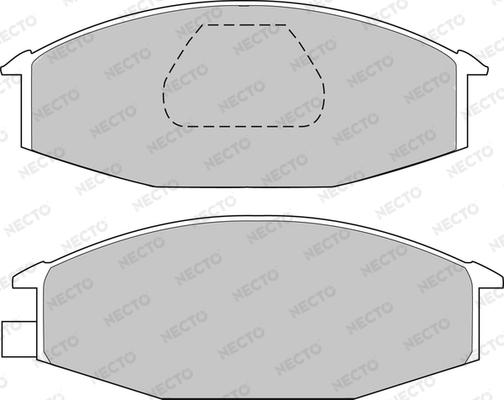 Necto FD6552V - Kit pastiglie freno, Freno a disco autozon.pro