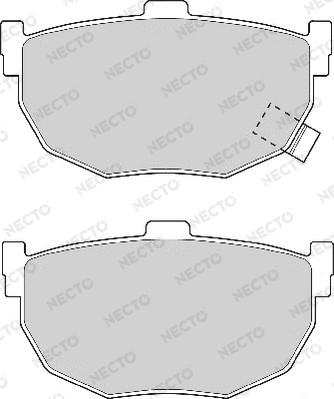 Necto FD6564A - Kit pastiglie freno, Freno a disco autozon.pro