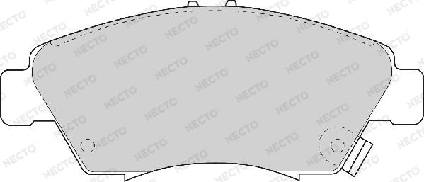 Necto FD6580A - Kit pastiglie freno, Freno a disco autozon.pro