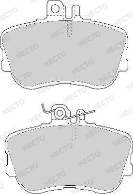 Necto FD6583A - Kit pastiglie freno, Freno a disco autozon.pro