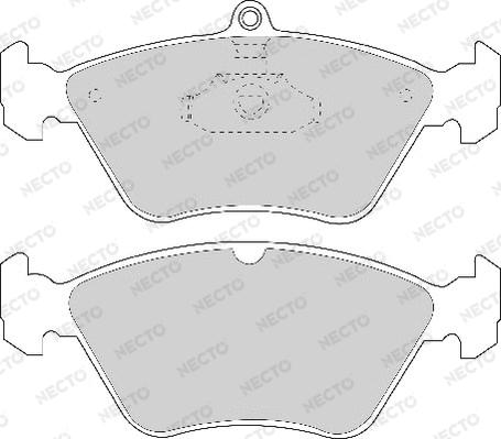 Necto FD6587A - Kit pastiglie freno, Freno a disco autozon.pro