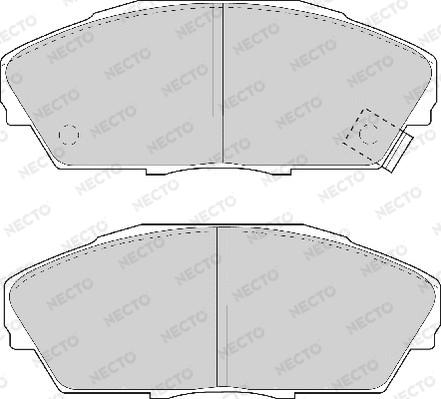 Necto FD6535A - Kit pastiglie freno, Freno a disco autozon.pro