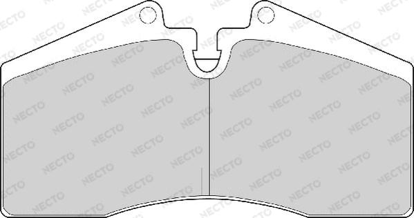 Necto FD6531A - Kit pastiglie freno, Freno a disco autozon.pro