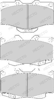 Necto FD6579A - Kit pastiglie freno, Freno a disco autozon.pro