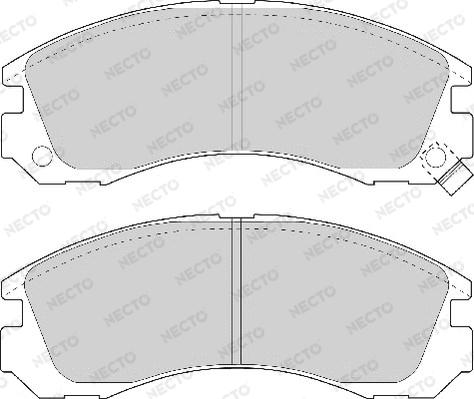 Necto FD6575A - Kit pastiglie freno, Freno a disco autozon.pro