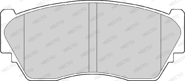 Necto FD6572A - Kit pastiglie freno, Freno a disco autozon.pro