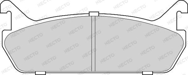 Necto FD6694A - Kit pastiglie freno, Freno a disco autozon.pro