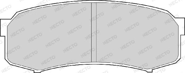 Necto FD6698A - Kit pastiglie freno, Freno a disco autozon.pro