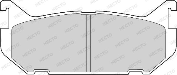 Necto FD6649A - Kit pastiglie freno, Freno a disco autozon.pro