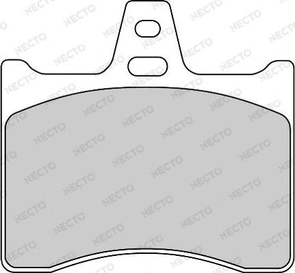 Necto FD6646A - Kit pastiglie freno, Freno a disco autozon.pro