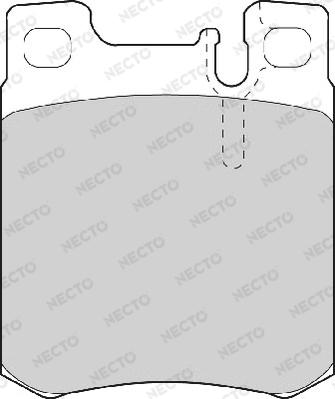 Necto FD6641A - Kit pastiglie freno, Freno a disco autozon.pro