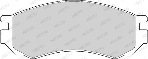 Necto FD6658A - Kit pastiglie freno, Freno a disco autozon.pro