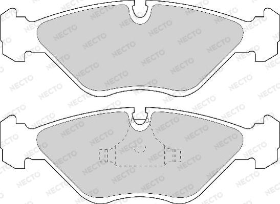 Necto FD6663A - Kit pastiglie freno, Freno a disco autozon.pro