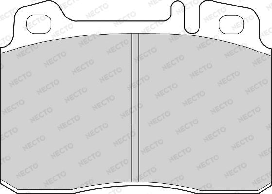 Necto FD6618A - Kit pastiglie freno, Freno a disco autozon.pro