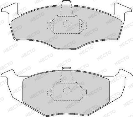 Necto FD6689A - Kit pastiglie freno, Freno a disco autozon.pro