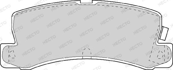 Necto FD6634A - Kit pastiglie freno, Freno a disco autozon.pro