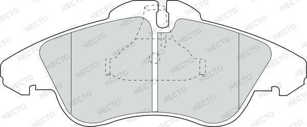 Necto FD6675V - Kit pastiglie freno, Freno a disco autozon.pro