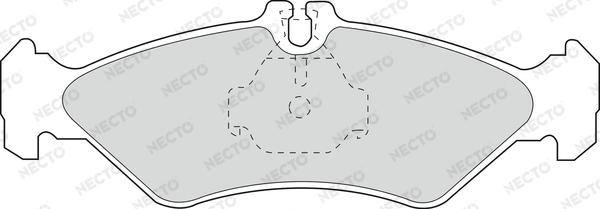 Necto FD6676V - Kit pastiglie freno, Freno a disco autozon.pro