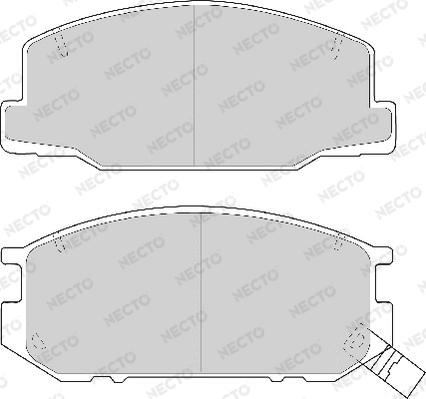 Necto FD6670A - Kit pastiglie freno, Freno a disco autozon.pro