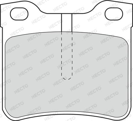 Necto FD6677A - Kit pastiglie freno, Freno a disco autozon.pro