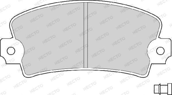 Necto FD602A - Kit pastiglie freno, Freno a disco autozon.pro