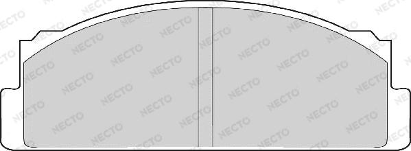 Necto FD607A - Kit pastiglie freno, Freno a disco autozon.pro