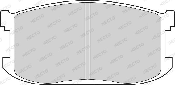 Necto FD6194A - Kit pastiglie freno, Freno a disco autozon.pro