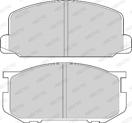 Necto FD6196A - Kit pastiglie freno, Freno a disco autozon.pro