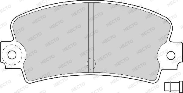 Necto FD614A - Kit pastiglie freno, Freno a disco autozon.pro