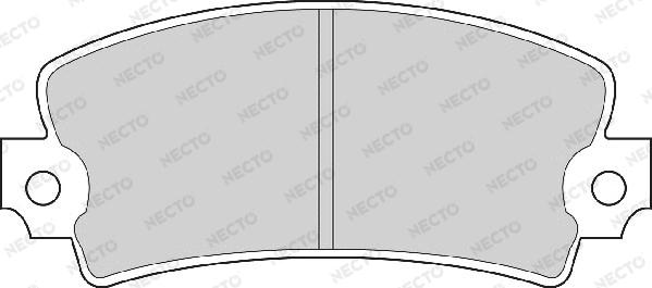 Necto FD6163A - Kit pastiglie freno, Freno a disco autozon.pro