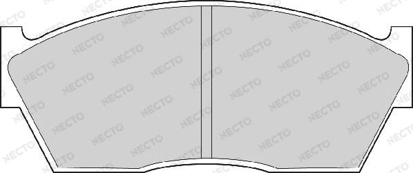 Necto FD6105A - Kit pastiglie freno, Freno a disco autozon.pro